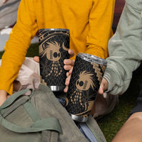 Ikaika Hawaiian Mythic Koa Tribal Warrior Tumbler Cup