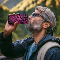 Koa Ikaika Warrior Helmet with Shark 4 in 1 Can Cooler Tumbler Pink Kakau Style