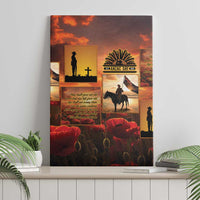 ANZAC Day Film Reel Lest We Forget Canvas Wall Art Australia NZ Memorial LT9 - Polynesian Pride
