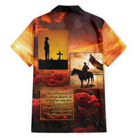 ANZAC Day Film Reel Lest We Forget Family Matching Puletasi and Hawaiian Shirt Australia NZ Memorial LT9 - Polynesian Pride