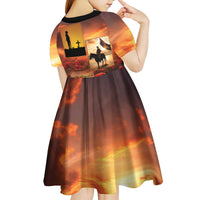ANZAC Day Film Reel Lest We Forget Kid Short Sleeve Dress Australia NZ Memorial LT9 - Polynesian Pride