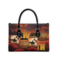 ANZAC Day Film Reel Lest We Forget Leather Bag Australia NZ Memorial LT9 - Polynesian Pride