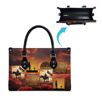 ANZAC Day Film Reel Lest We Forget Leather Bag Australia NZ Memorial LT9 - Polynesian Pride