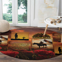 ANZAC Day Film Reel Lest We Forget Round Carpet Australia NZ Memorial LT9 - Polynesian Pride