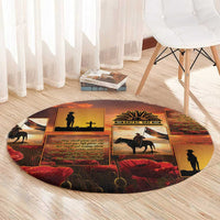 ANZAC Day Film Reel Lest We Forget Round Carpet Australia NZ Memorial LT9 - Polynesian Pride