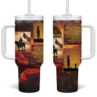 ANZAC Day Film Reel Lest We Forget Tumbler With Handle Australia NZ Memorial