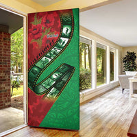 Personalised Cook Islands ANZAC 1915-2026 Filmstrip Door Cover Lest We Forget 25 April LT9 - Polynesian Pride