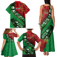Personalised Cook Islands ANZAC 1915-2026 Filmstrip Family Matching Tank Maxi Dress and Hawaiian Shirt Lest We Forget 25 April