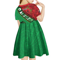 Personalised Cook Islands ANZAC 1915-2026 Filmstrip Kid Short Sleeve Dress Lest We Forget 25 April