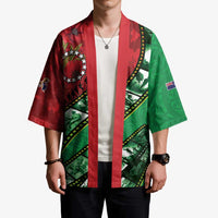 Personalised Cook Islands ANZAC 1915-2026 Filmstrip Kimono Lest We Forget 25 April