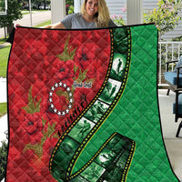 Personalised Cook Islands ANZAC 1915-2026 Filmstrip Quilt Lest We Forget 25 April