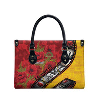 Personalised Niue ANZAC 1915-2026 Filmstrip Leather Bag Lest We Forget 25 April