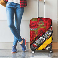 Personalised Niue ANZAC 1915-2026 Filmstrip Luggage Cover Lest We Forget 25 April