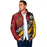 Personalised Niue ANZAC 1915-2026 Filmstrip Padded Jacket Lest We Forget 25 April