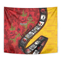 Personalised Niue ANZAC 1915-2026 Filmstrip Tapestry Lest We Forget 25 April