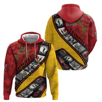 Personalised Niue ANZAC 1915-2026 Filmstrip Zip Hoodie Lest We Forget 25 April