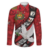 Personalised Tonga ANZAC 1915-2026 Filmstrip Family Matching Puletasi and Hawaiian Shirt Lest We Forget 25 April