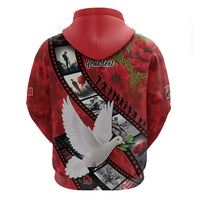 Personalised Tonga ANZAC 1915-2026 Filmstrip Hoodie Lest We Forget 25 April