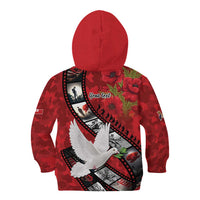 Personalised Tonga ANZAC 1915-2026 Filmstrip Kid Hoodie Lest We Forget 25 April
