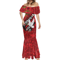 Personalised Tonga ANZAC 1915-2026 Filmstrip Mermaid Dress Lest We Forget 25 April