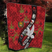 Personalised Tonga ANZAC 1915-2026 Filmstrip Quilt Lest We Forget 25 April LT9 - Polynesian Pride