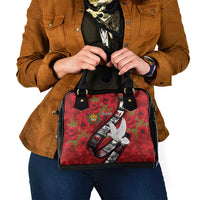 Personalised Tonga ANZAC 1915-2026 Filmstrip Shoulder Handbag Lest We Forget 25 April LT9 - Polynesian Pride