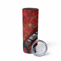 Personalised Tonga ANZAC 1915-2026 Filmstrip Skinny Tumbler Lest We Forget 25 April