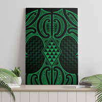 Kakariki Maori Ta Moko Poutama Art Canvas Wall Art