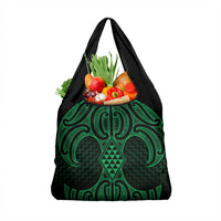 Kakariki Maori Ta Moko Poutama Art Grocery Bag