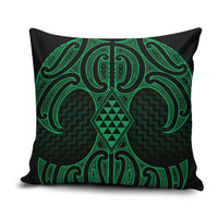 Kakariki Maori Ta Moko Poutama Art Pillow Cover - Polynesian Pride