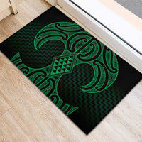Kakariki Maori Ta Moko Poutama Art Rubber Doormat