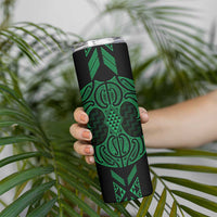 Kakariki Maori Ta Moko Poutama Art Skinny Tumbler