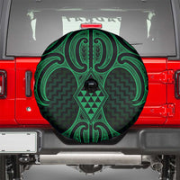 Kakariki Maori Ta Moko Poutama Art Spare Tire Cover
