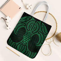 Kakariki Maori Ta Moko Poutama Art Tote Bag - Polynesian Pride