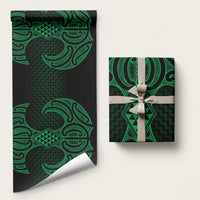 Kakariki Maori Ta Moko Poutama Art Wrapping Paper - Polynesian Pride