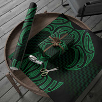 Kakariki Maori Ta Moko Poutama Art Wrapping Paper - Polynesian Pride