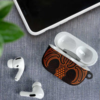 Karaka Maori Ta Moko Poutama Art AirPods Case LT9 - Polynesian Pride