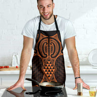 Karaka Maori Ta Moko Poutama Art Apron LT9 - Polynesian Pride