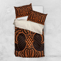 Karaka Maori Ta Moko Poutama Art Bedding Set