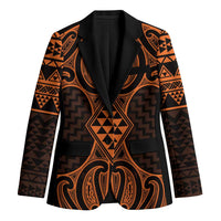 Karaka Maori Ta Moko Poutama Art Blazer - Polynesian Pride