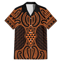 Karaka Maori Ta Moko Poutama Art Family Matching Mermaid Dress and Hawaiian Shirt
