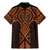 Karaka Maori Ta Moko Poutama Art Family Matching Mermaid Dress and Hawaiian Shirt