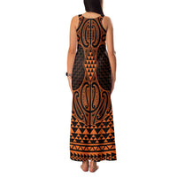Karaka Maori Ta Moko Poutama Art Family Matching Tank Maxi Dress and Hawaiian Shirt