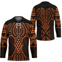 Karaka Maori Ta Moko Poutama Art Hockey Jersey - Polynesian Pride