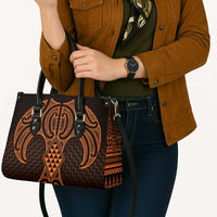 Karaka Maori Ta Moko Poutama Art Leather Bag LT9 - Polynesian Pride