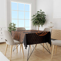 Karaka Maori Ta Moko Poutama Art Tablecloth