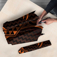 Karaka Maori Ta Moko Poutama Art Umbrella LT9 - Polynesian Pride