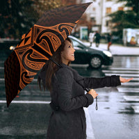 Karaka Maori Ta Moko Poutama Art Umbrella LT9 - Polynesian Pride