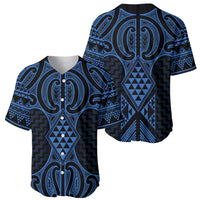 Kikorangi Maori Ta Moko Poutama Art Baseball Jersey LT9 - Polynesian Pride