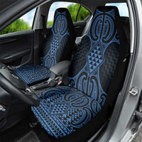 Kikorangi Maori Ta Moko Poutama Art Car Seat Cover